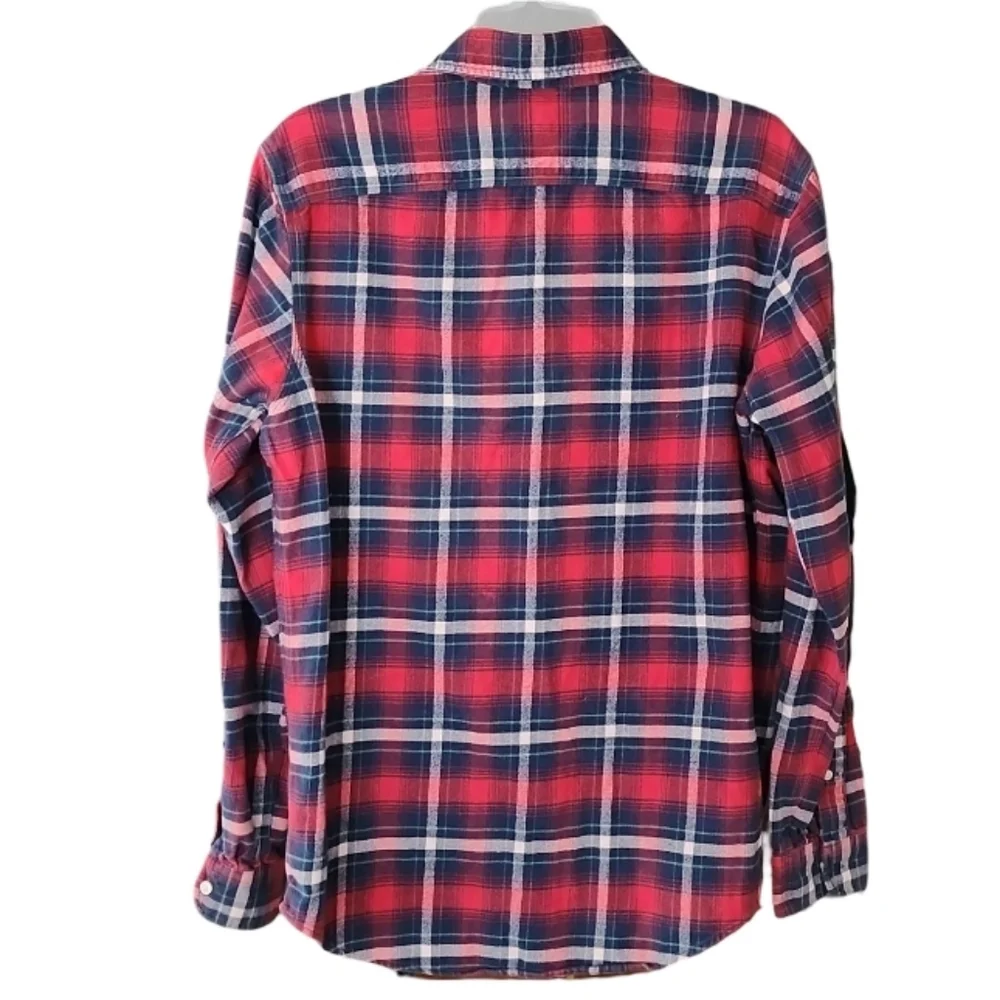 Polo Ralph Lauren‎ Red Plaid Flannel Button-up Shirt Men's Medium